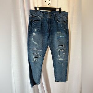 Polo Ralph Lauren Avery Boyfriend Jeans‎ Size 29 Distressed Vintage EUC 538